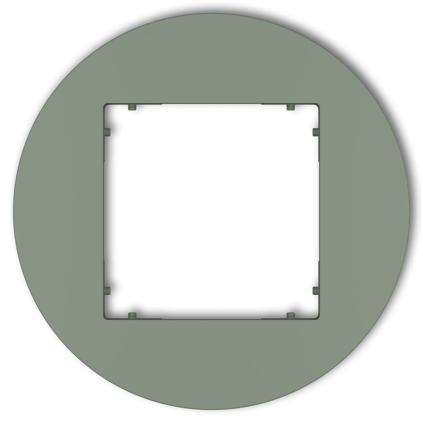Universeel rond afdekraam voor 1 module, Sage