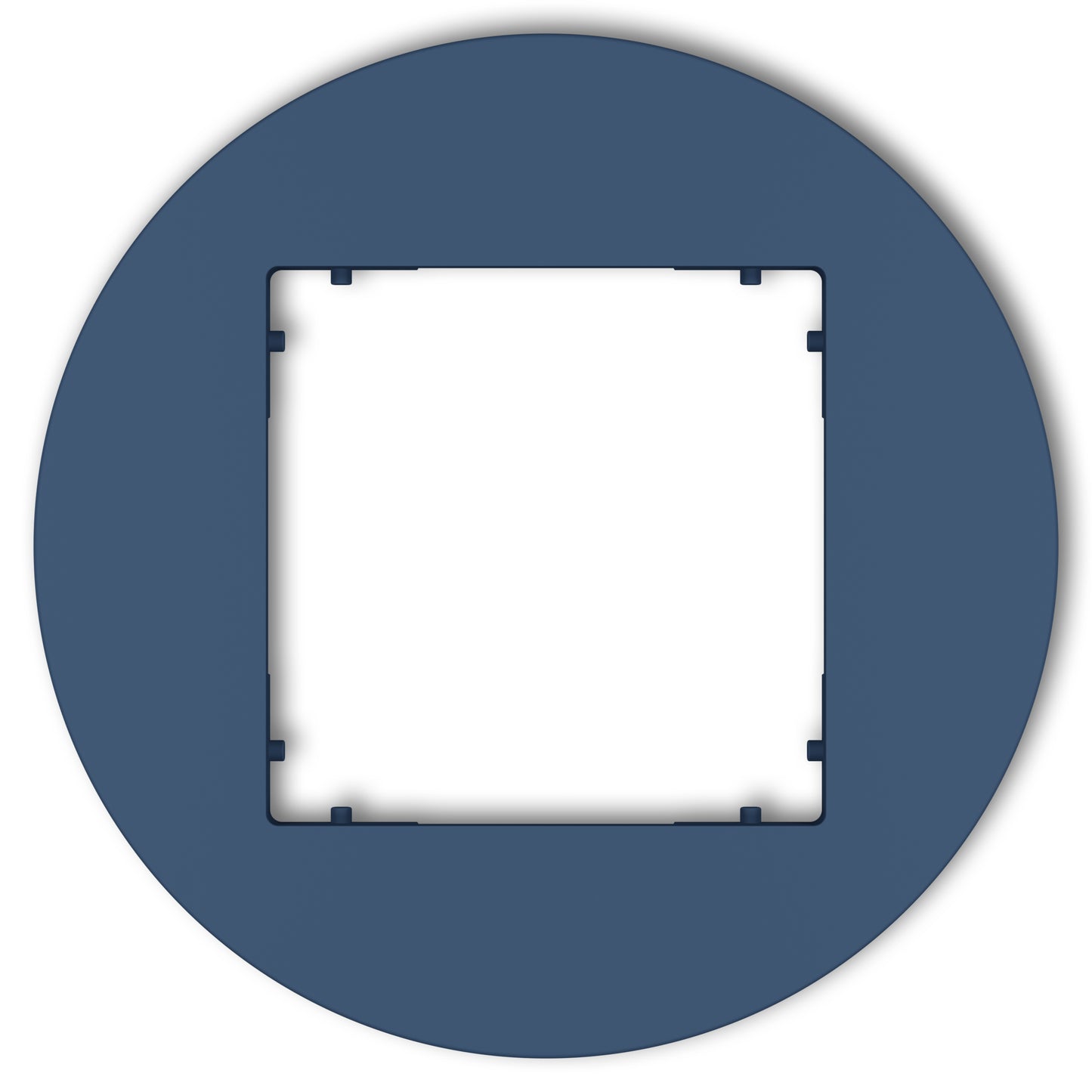 Universeel rond afdekraam voor 1 module, Navy blue