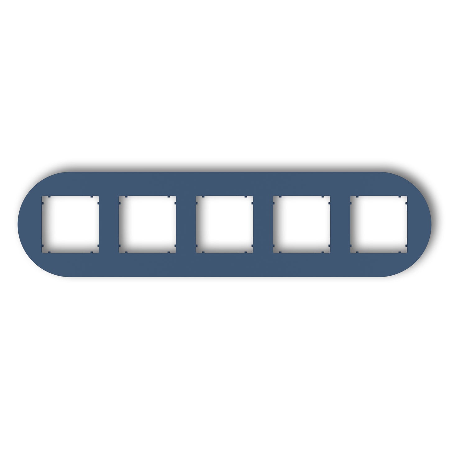 Universeel rond afdekraam voor 5 modules, Navy blue