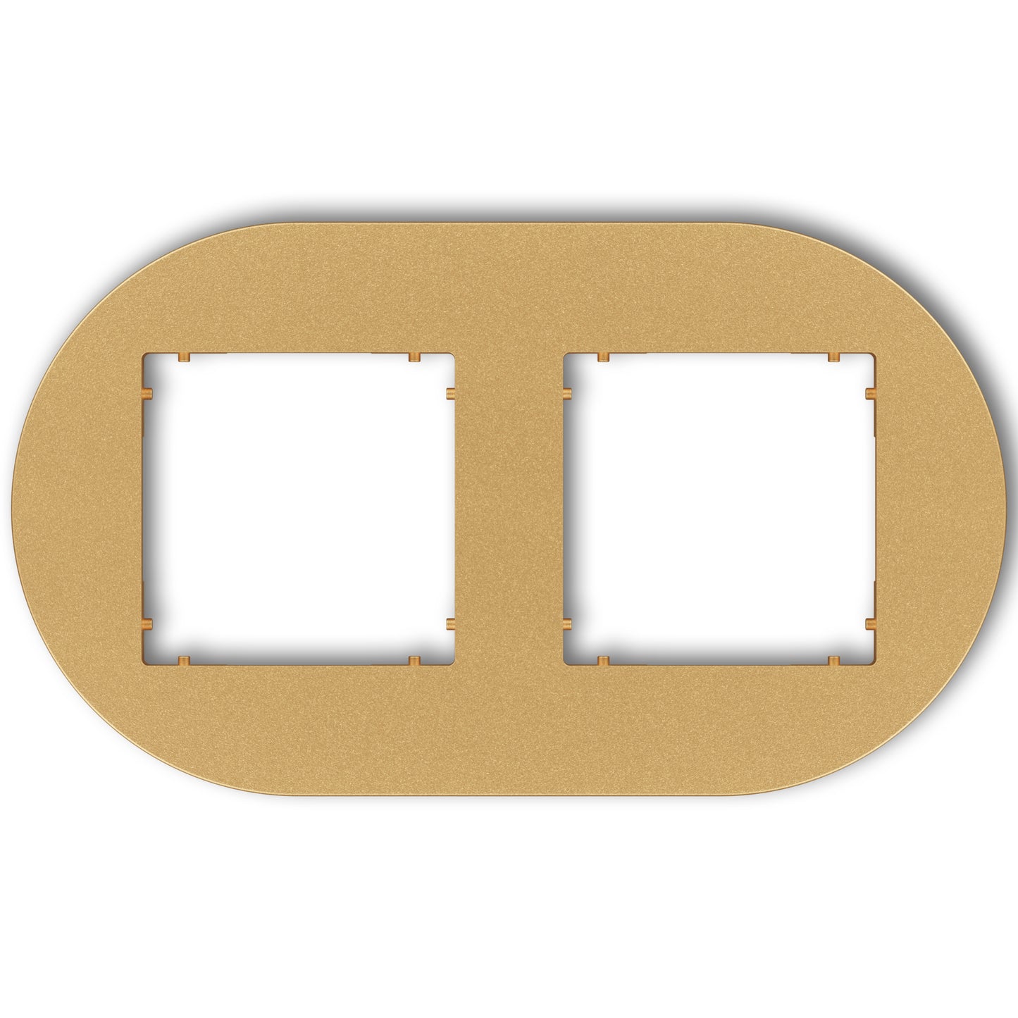 Universeel rond afdekraam voor 2 modules, Gold