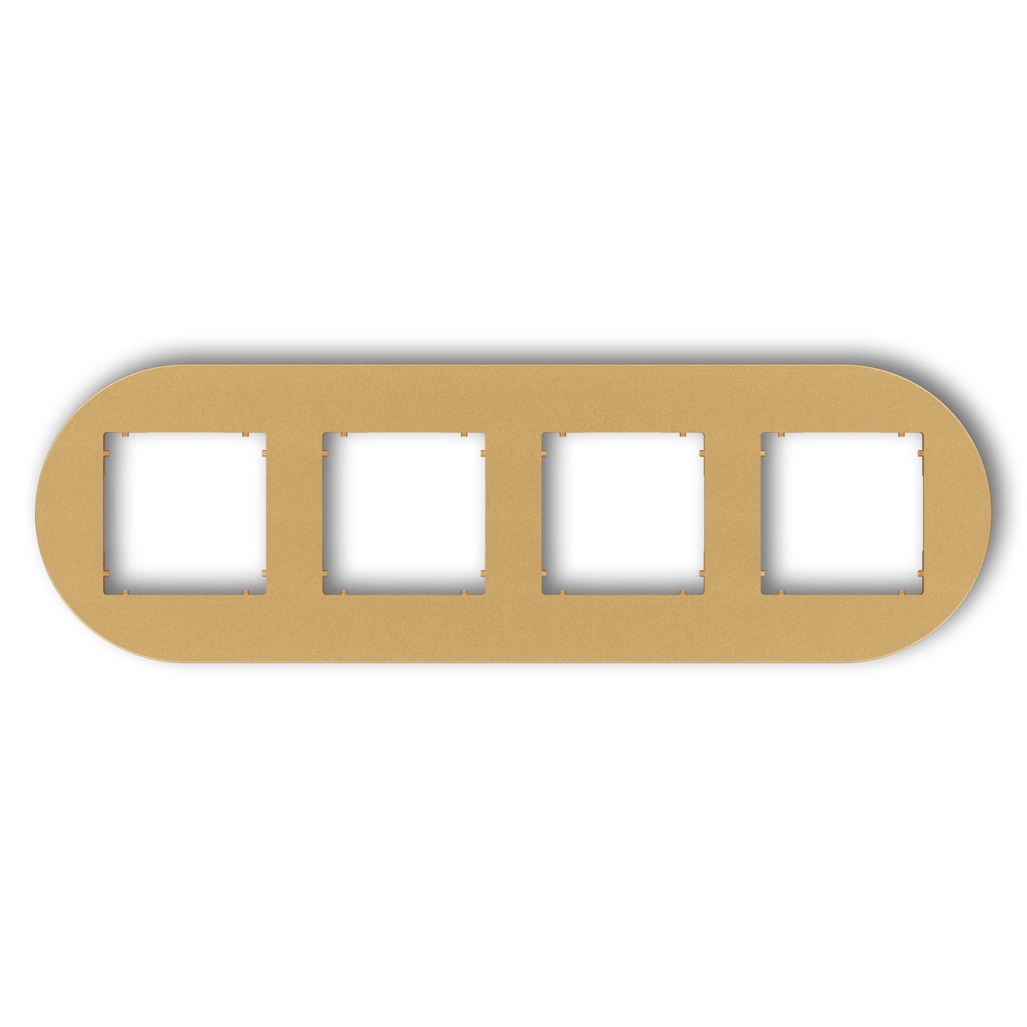Universeel rond afdekraam voor 4 modules, Gold