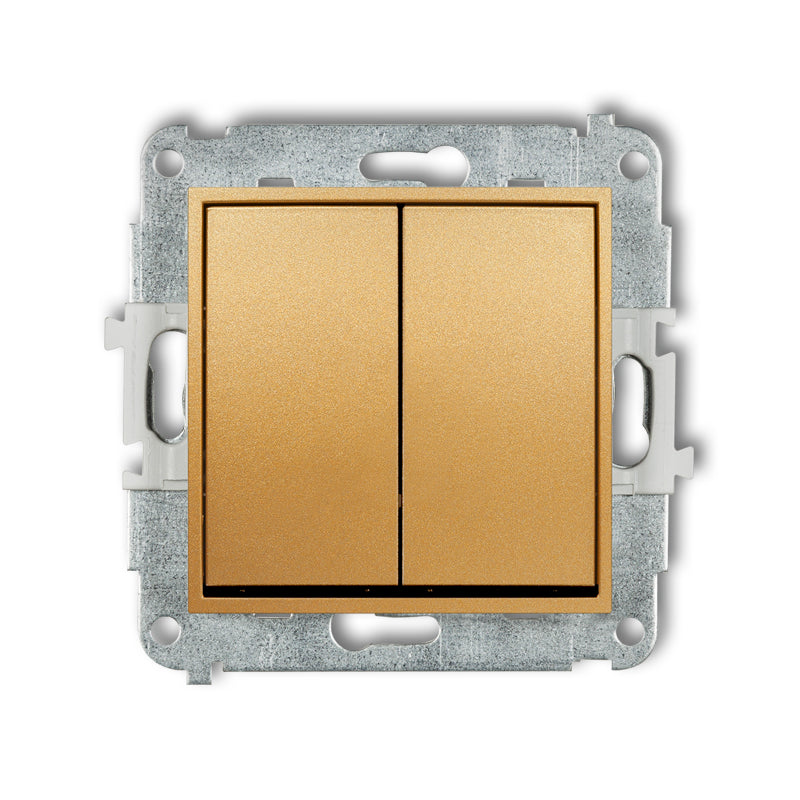 Dubbele schakelaar, Gold