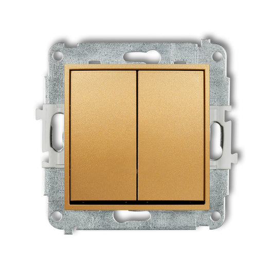 Dubbele schakelaar, Gold