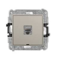 UTP internet aansluiting RJ45, Taupe