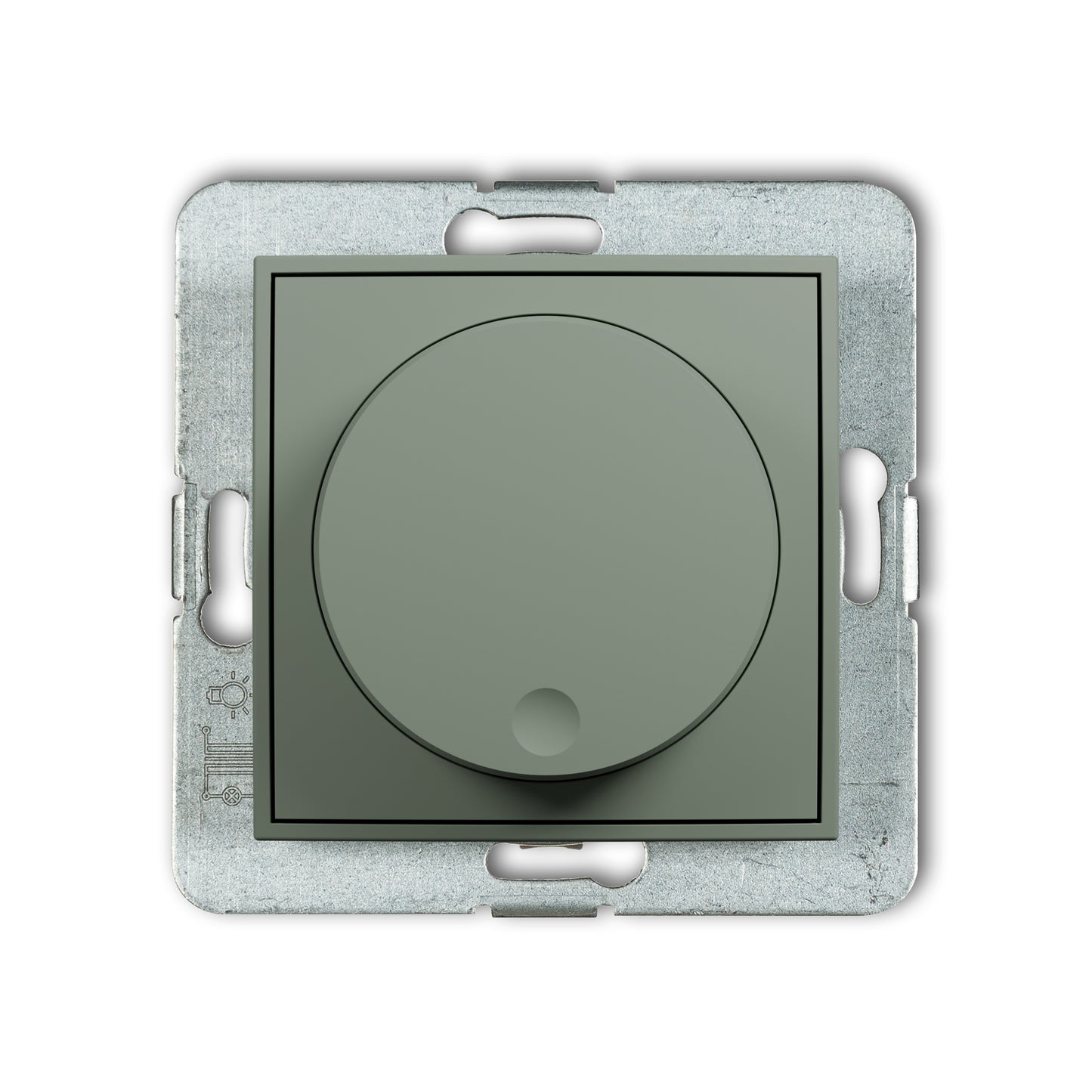 Dimmer met druk/ draai mechanisme voor ledlampen, Sage
