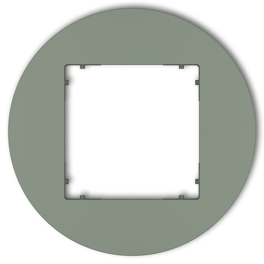 Universeel rond afdekraam voor 1 module, Sage