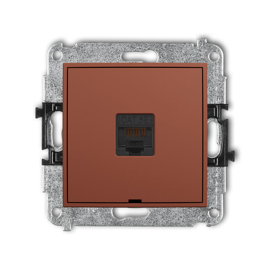 UTP internet aansluiting RJ45, Terracotta