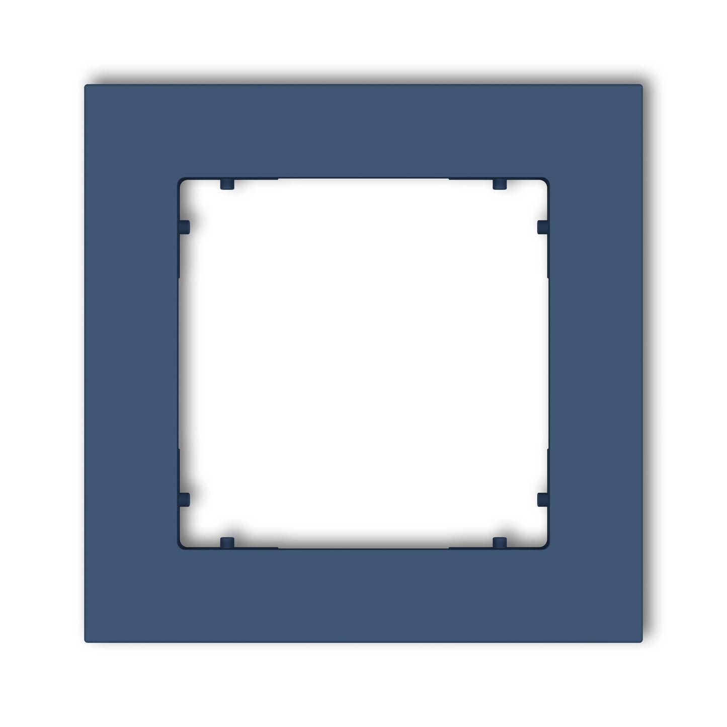 Universeel vierkant afdekraam voor 1 module, Navy blue