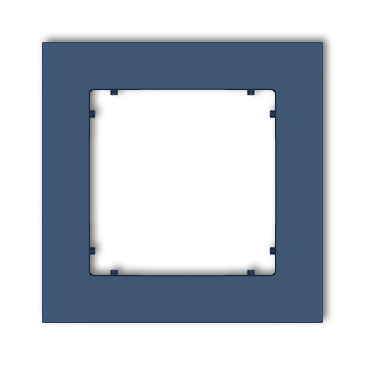 Universeel vierkant afdekraam voor 1 module, Navy blue