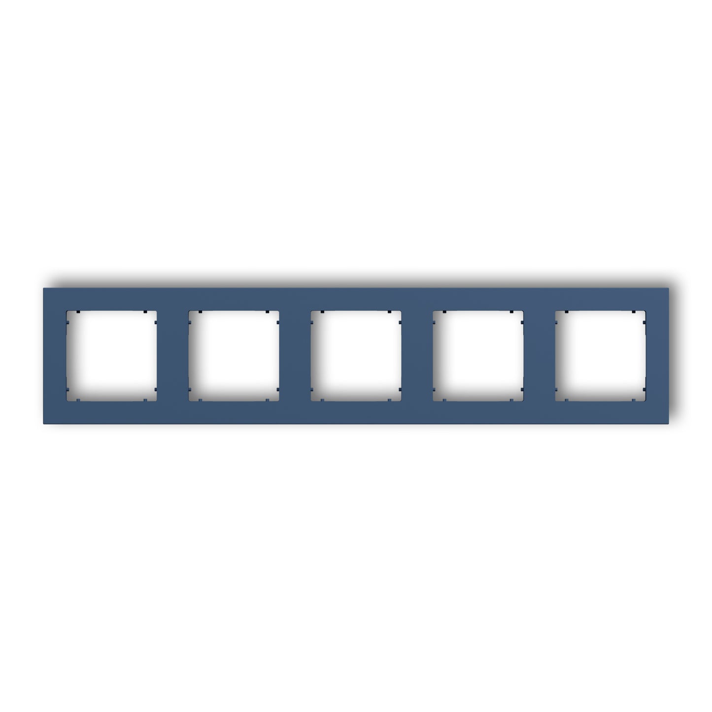 Universeel vierkant afdekraam voor 5 modules, Navy blue