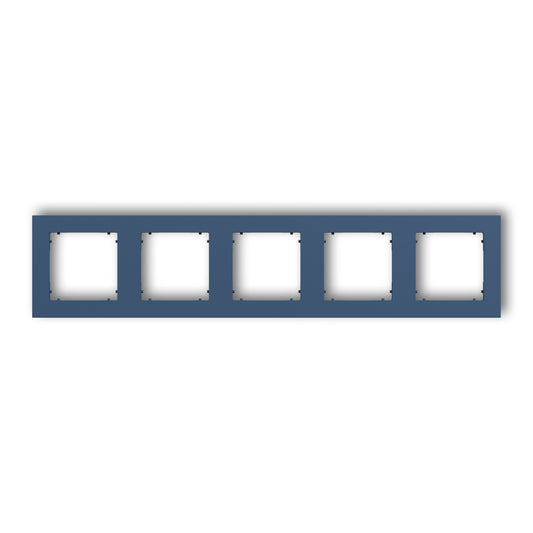 Universeel vierkant afdekraam voor 5 modules, Navy blue
