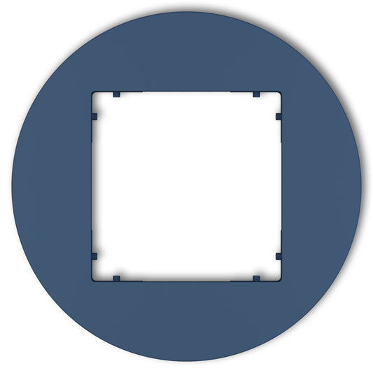 Universeel rond afdekraam voor 1 module, Navy blue